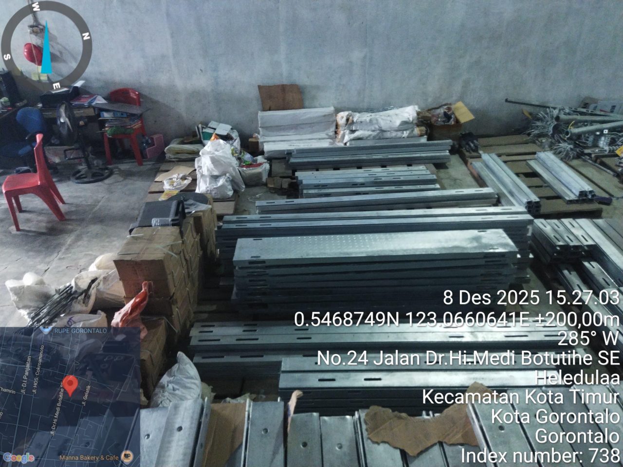Fasilitas gudang AJT