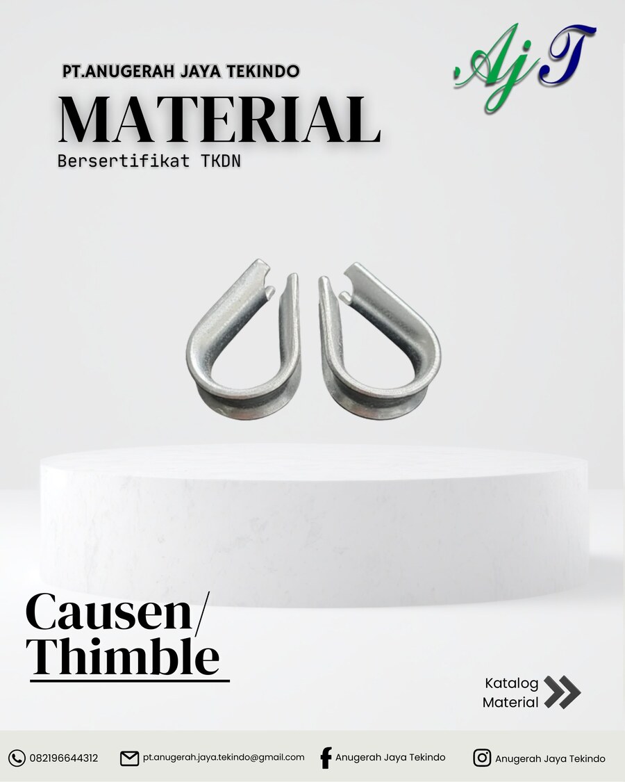 Causen / Thimble — Untuk terminasi kabel JTR/JTM